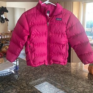 Patagonia girls down jacket .